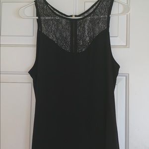 Black blouse with zipper